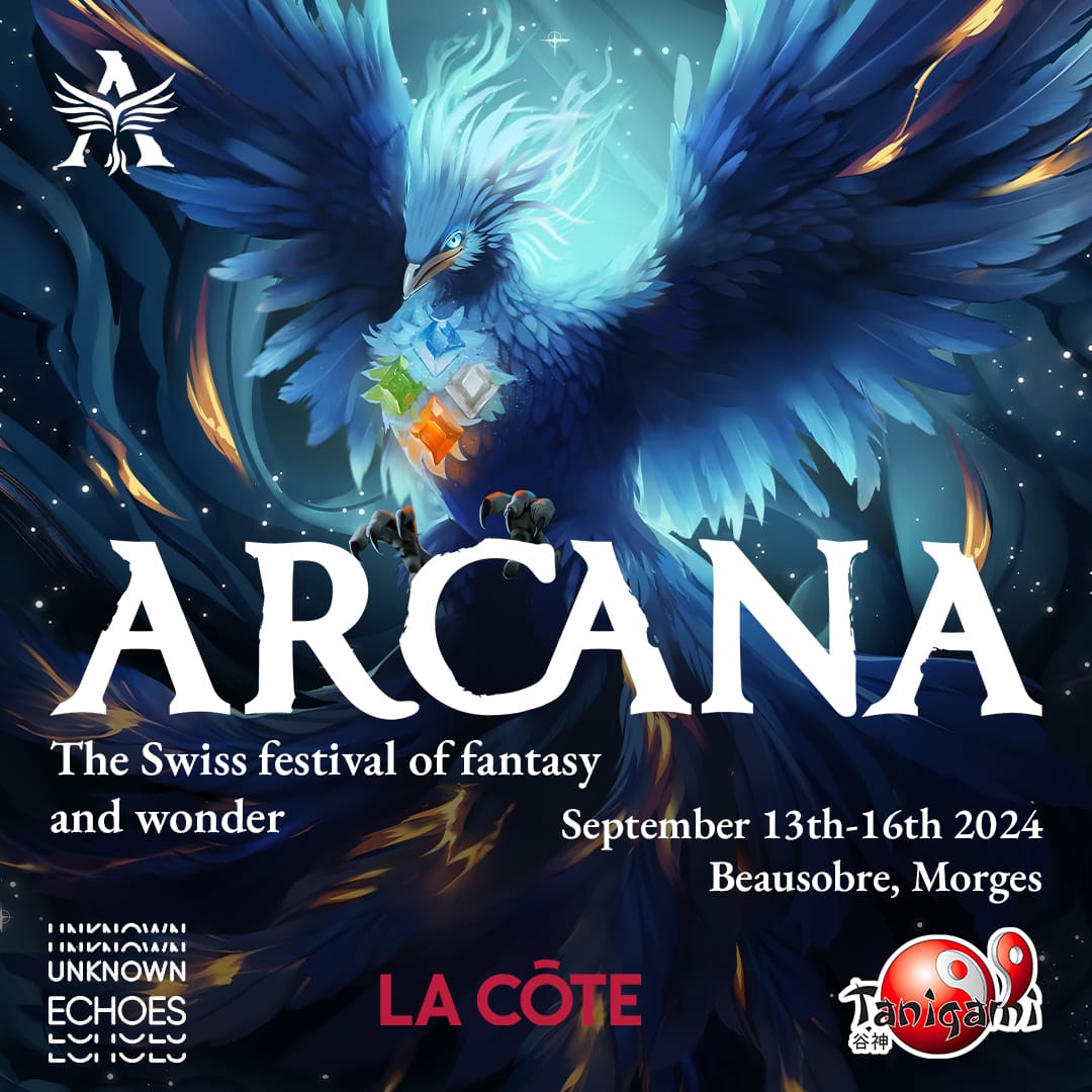 Je serais présent au fetival Arcana les 14 et 15 septembre 2024